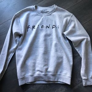 Urban Outfitters grey FRIENDS crew neck